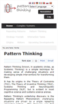 Mobile Screenshot of patternthinking.com